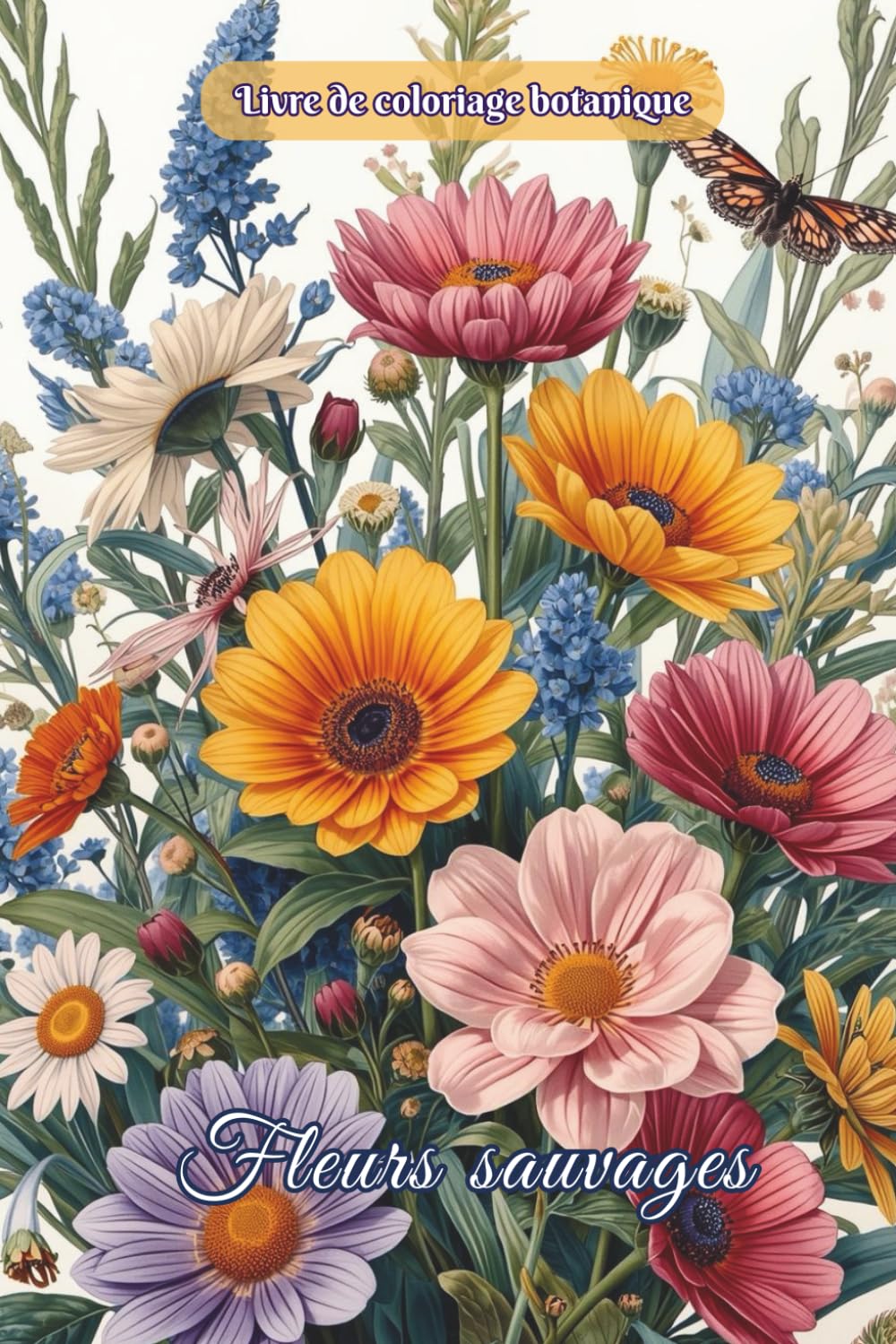 Fleurs sauvages – Livre de coloriage botanique: Compositions florales, bouquets, feuillages inspirés de la nature, avec nuances. Idéal anti-stress et... ados, TDAH. (Elegant Art) (French Edition) baixar livro de graça