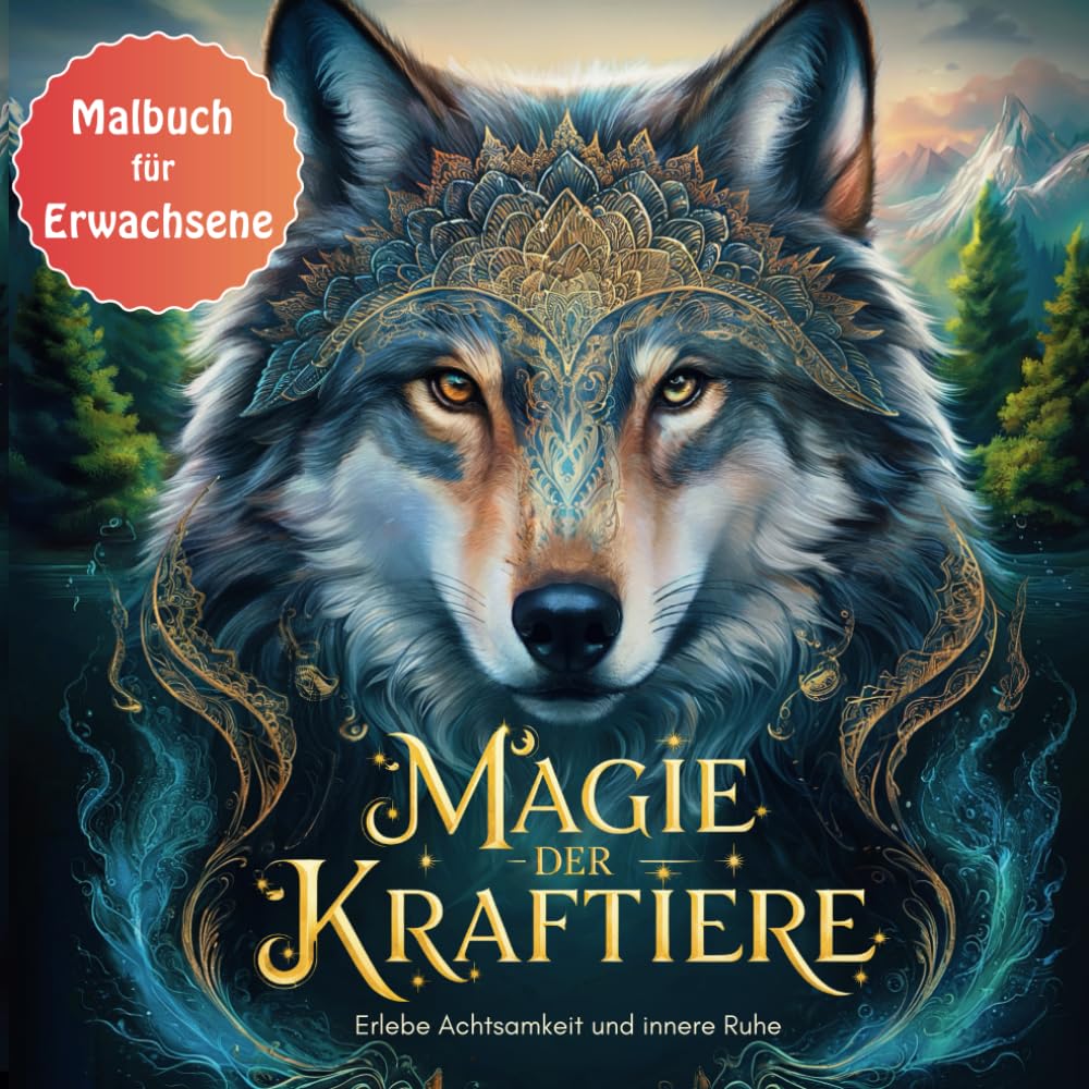 capítulo por capítulo baixar Magie der Krafttiere - Malbuch für Erwachsene: Erlebe Achtsamkeit und innere Ruhe (German Edition)