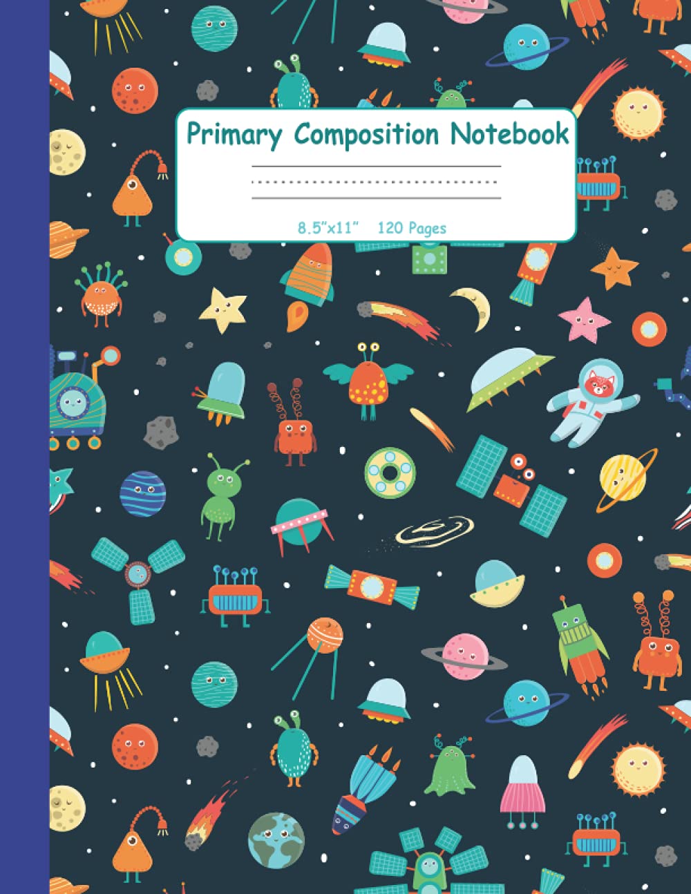 capítulo por capítulo baixar Primary Composition Notebook Space: Handwriting Practice Paper, Kindergarten Grades K-2, 120 Pages All Lines Dotted Midline, 10 Lines Per Page.