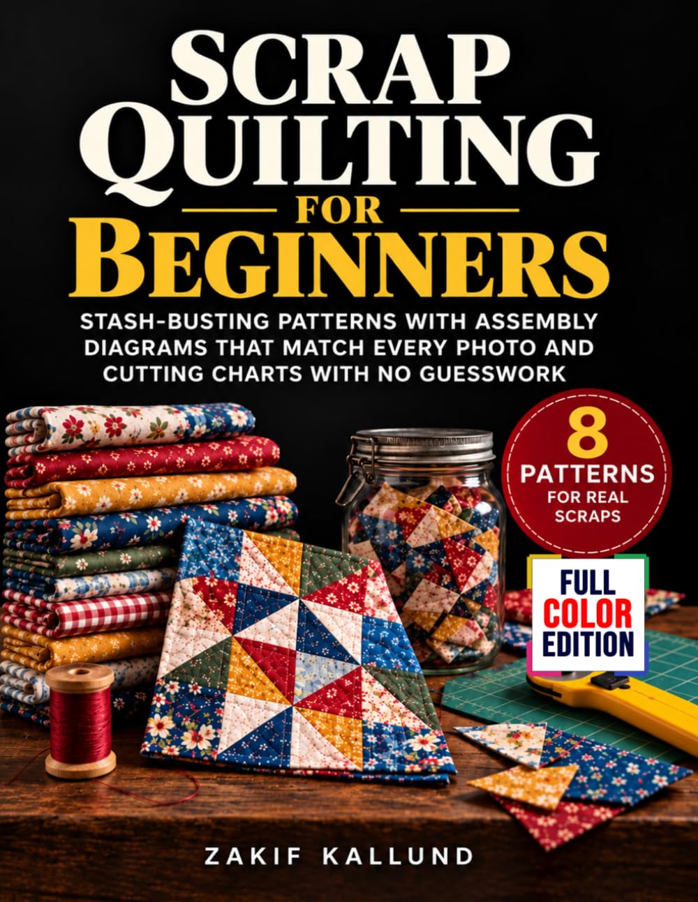Scrap Quilting for Beginners: Stash-Busting Patterns with Assembly Diagrams That Match Every Photo and Cutting Charts with No Guesswork baixar o livro de graça