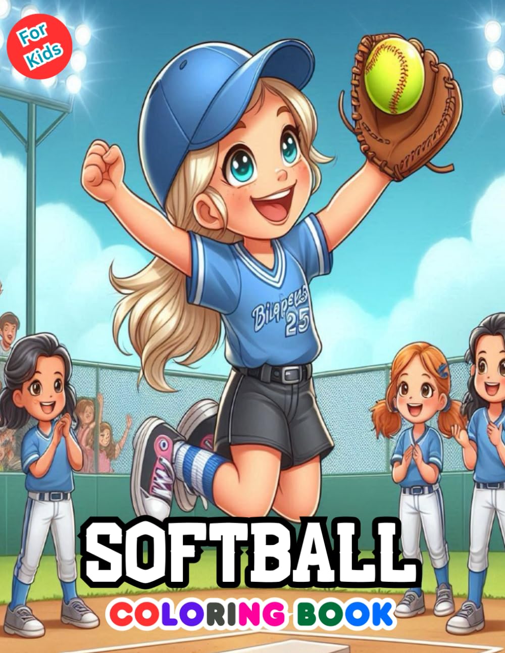 Softball Coloring Book For Kids: Cute Colouring Pages for Girls & Boys Ages 4-8, 8-12 baixar o livro de graça
