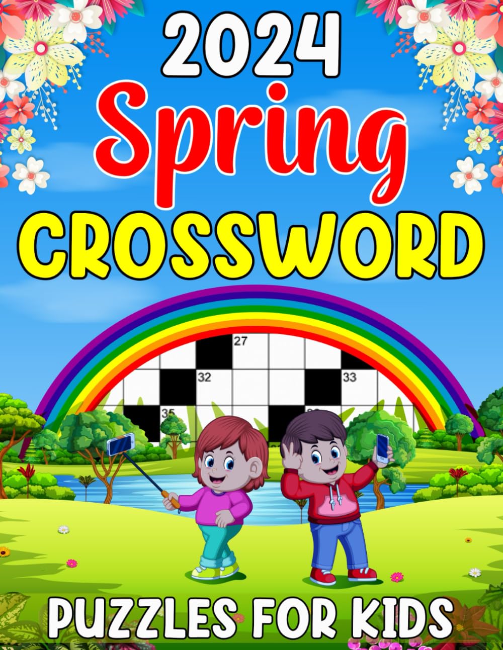 2024 Spring Crossword Puzzles For Kids: Fun & Challenging Crossword Puzzle for Kids ( Spring Gift For Kids) baixar livro de graça