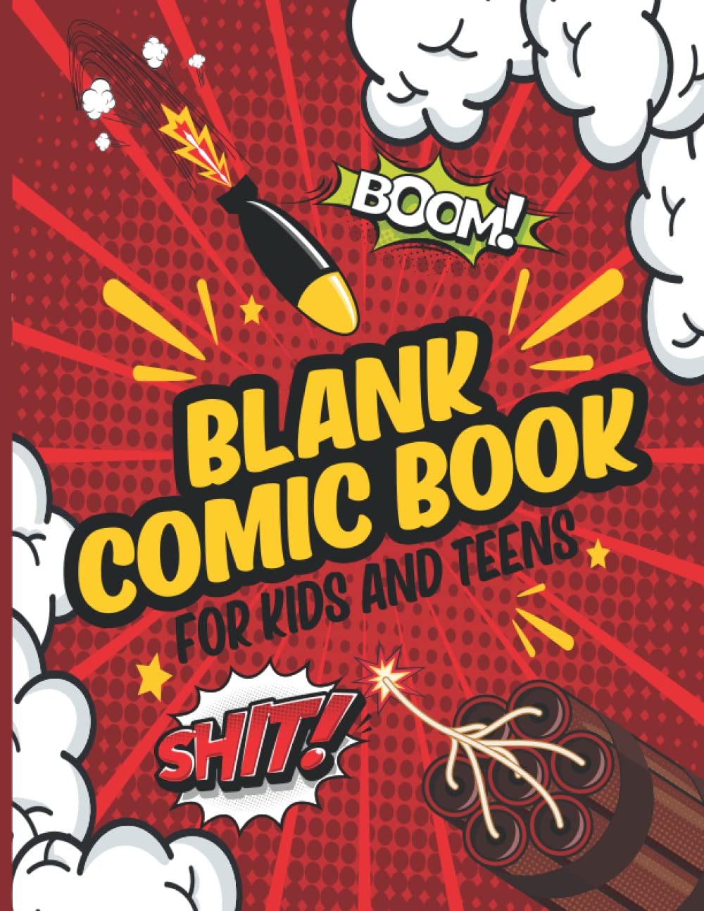 Blank Comic Book For Kids And Teens: Sketch Book Of Blank Panels With Variety Of Templates baixar livro de graça