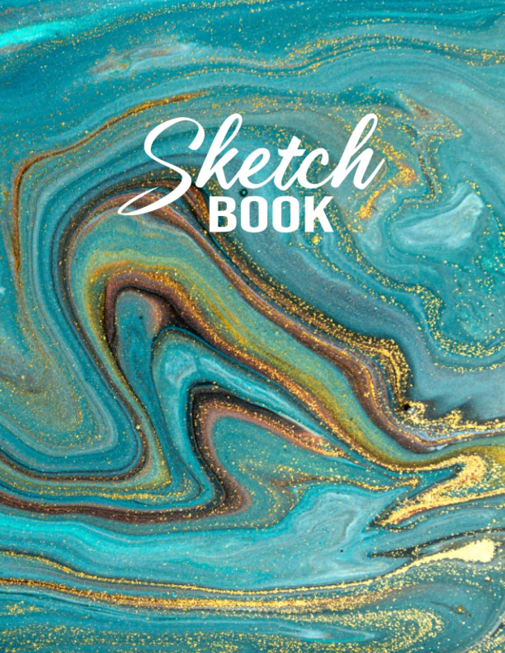 Sketchbook: Large Notebook for Drawing, Doodling or Sketching: 120 Pages, 8.5" x 11". Marble Background Cover Sketchbook Blank Paper Drawing and Write Journal baixar o livro de graça