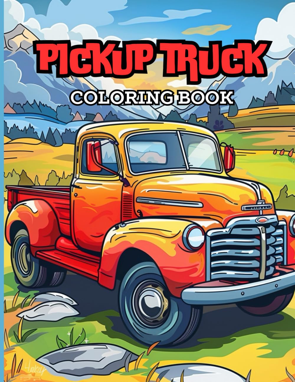 ler totalmente Pickup truck coloring book: A fun pickup truck adventure with 50 coloring pages for kids ages 4–10 & the perfect gift for automotive enthusiasts