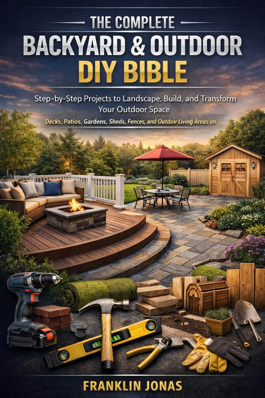 THE COMPLETE BACKYARD & OUTDOOR DIY BIBLE: Step-by-Step Projects to Landscape, Build, and Transform Your Outdoor Space Decks, Patios, Gardens, Sheds, Fences,... Living Areas on Any Budget (English Edition) baixar livro de graça