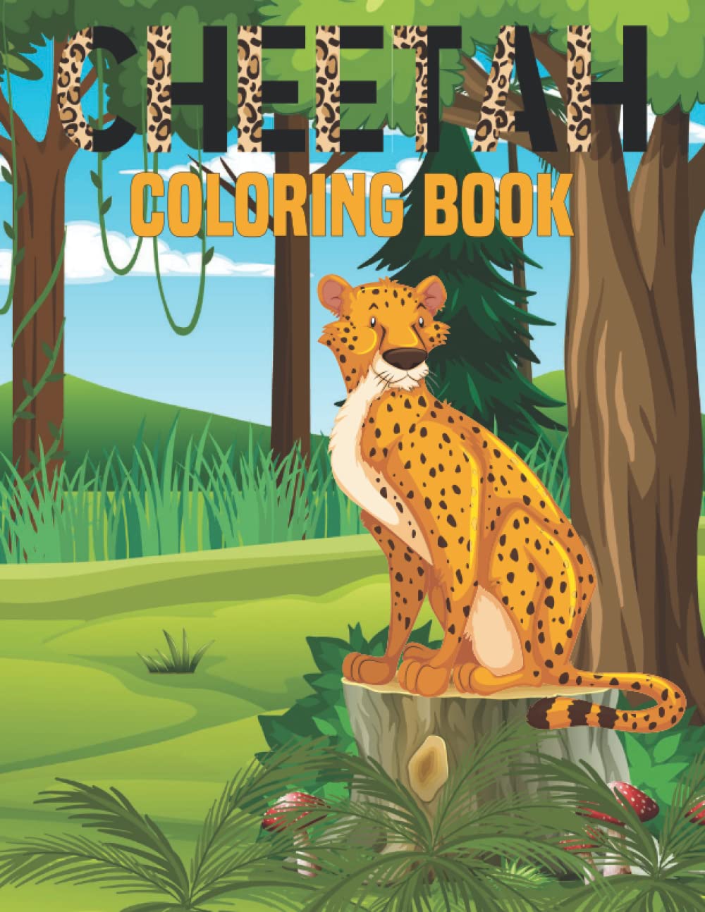 ler totalmente Cheetah Coloring Book: Great cheetah book for kids, girls and boys. Perfect leopard coloring book for toddlers and children who love to play and enjoy... wild animals. (Beautiful 50 illustrations)