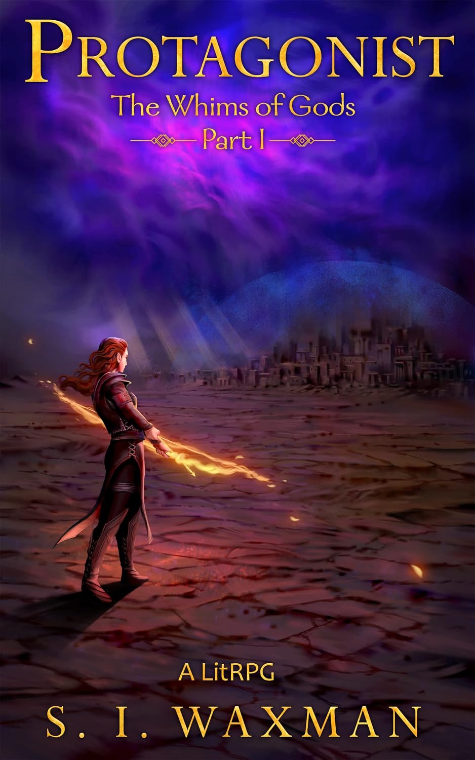 ler totalmente Protagonist: A Fantasy LitRPG Adventure (The Whims of Gods Book 1) (English Edition)
