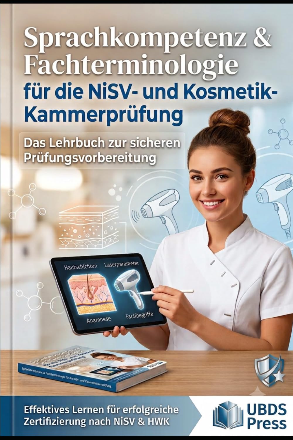 capítulo por capítulo baixar Sprachkompetenz & Fachterminologie für die NiSV- und Kosmetik-Kammerprüfung: Das Lehrbuch zur sicheren Prüfungsvorbereitung (German Edition)
