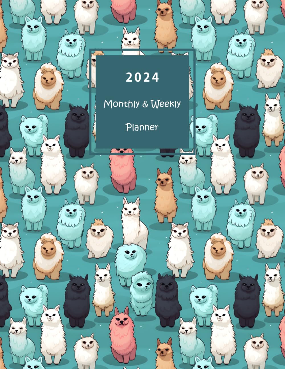 2024 Monthly & Weekly Planner: 12 Months Calendar from January to December 2024 Large Print with Federal Holidays. Alpaca, Animal Cover. baixar o livro de graça