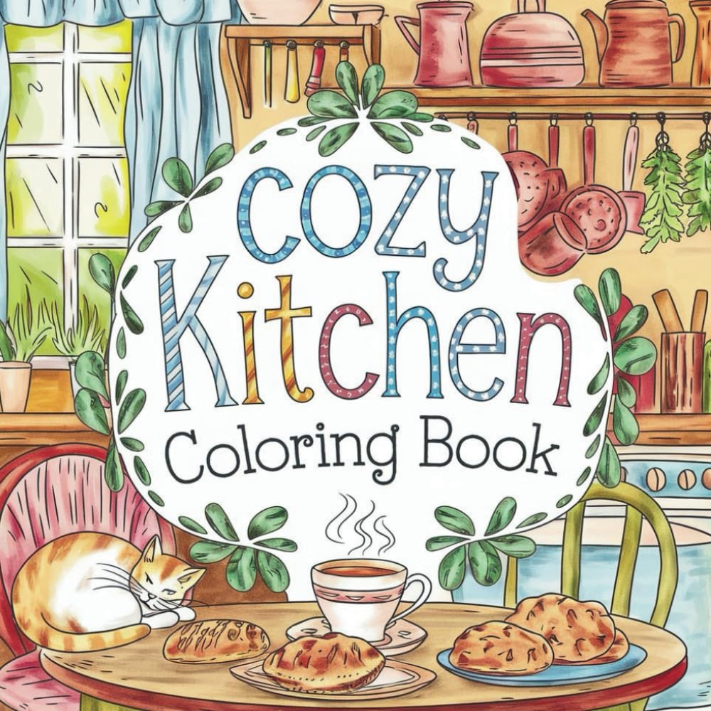 capítulo por capítulo baixar Vintage Kitchen Charm: A Coloring Book for Relaxation & Creativity