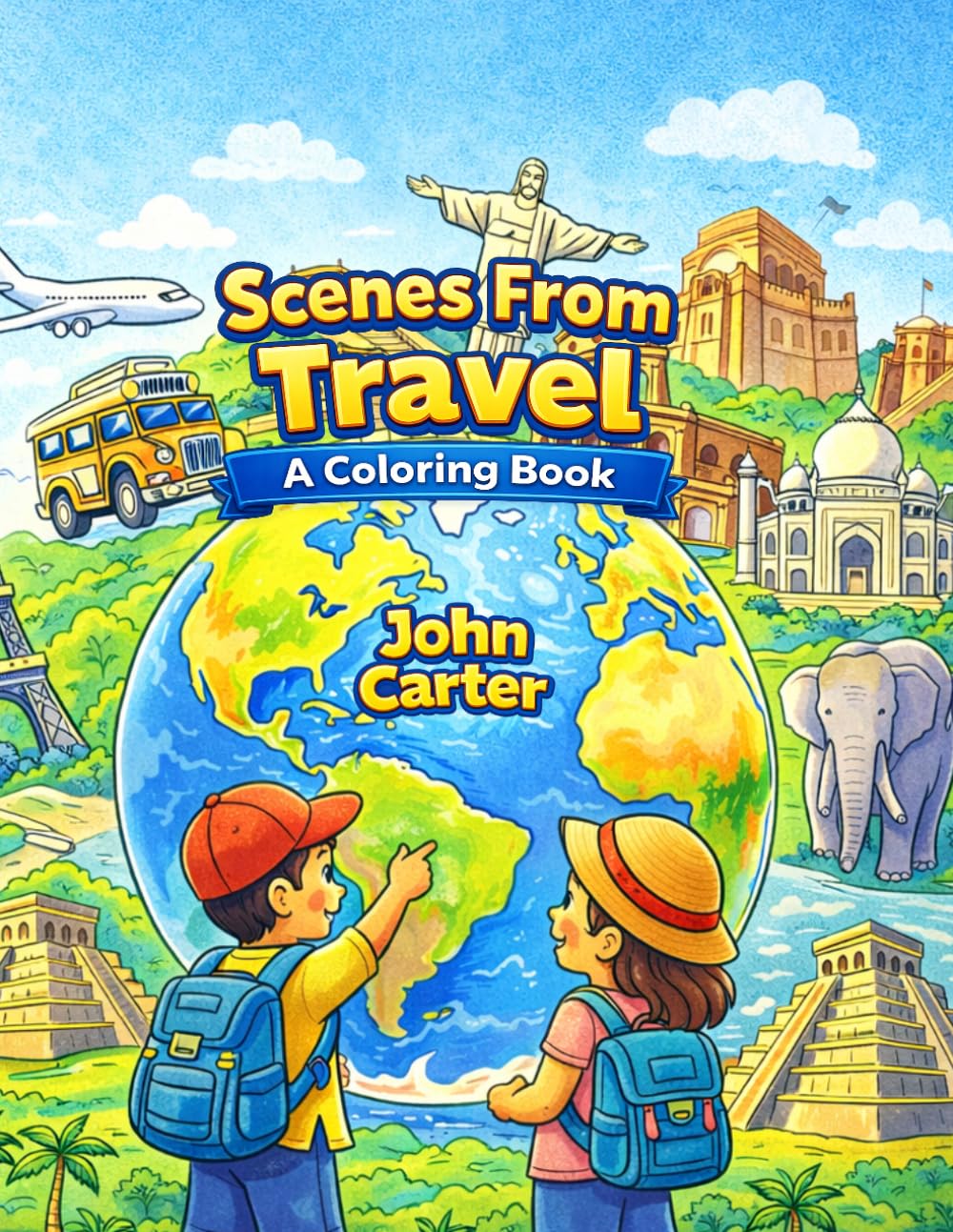 Scenes From Travel: A coloring book baixar o livro de graça