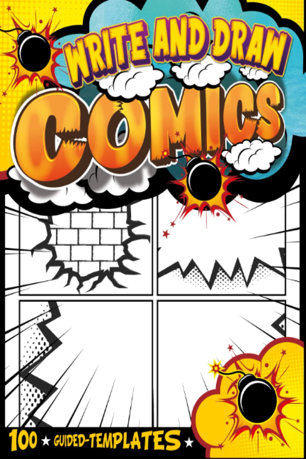Comic Strip Template: Comic-Making Book For Practicing How To Draw For Kids | Cartoon Small Activity Book For Kids baixar o livro de graça