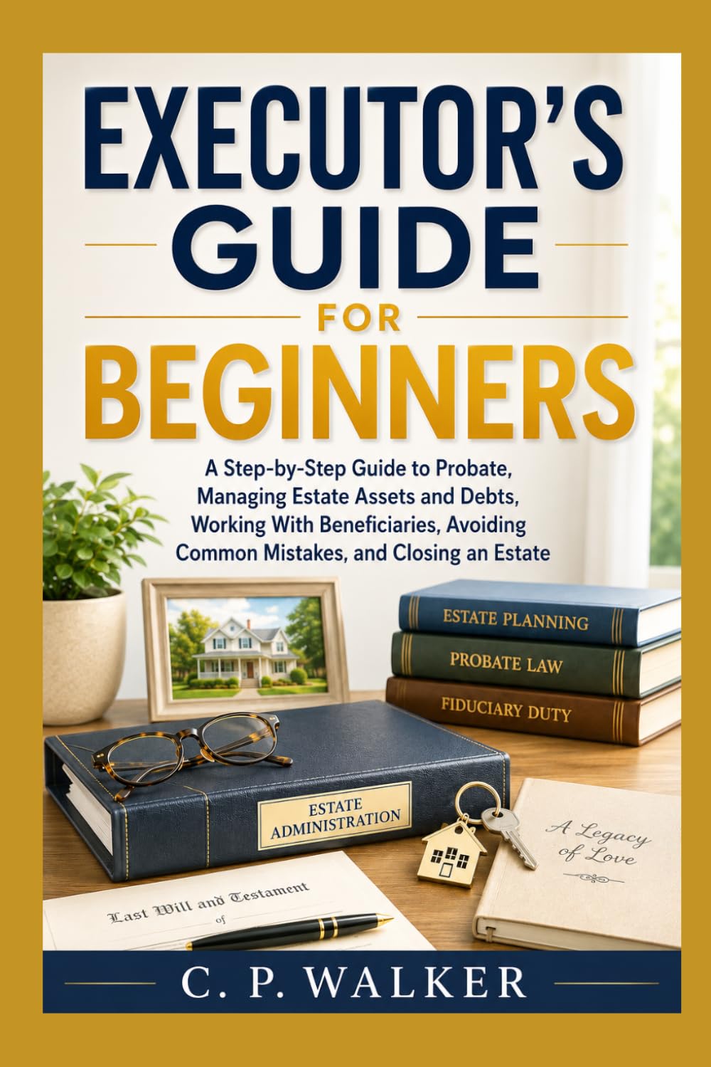 EXECUTOR’S GUIDE FOR BEGINNERS: A Step-by-Step Guide to Probate, Managing Estate Assets and Debts, Working With Beneficiaries, Avoiding Common Mistakes, and Closing an Estate baixar o livro de graça