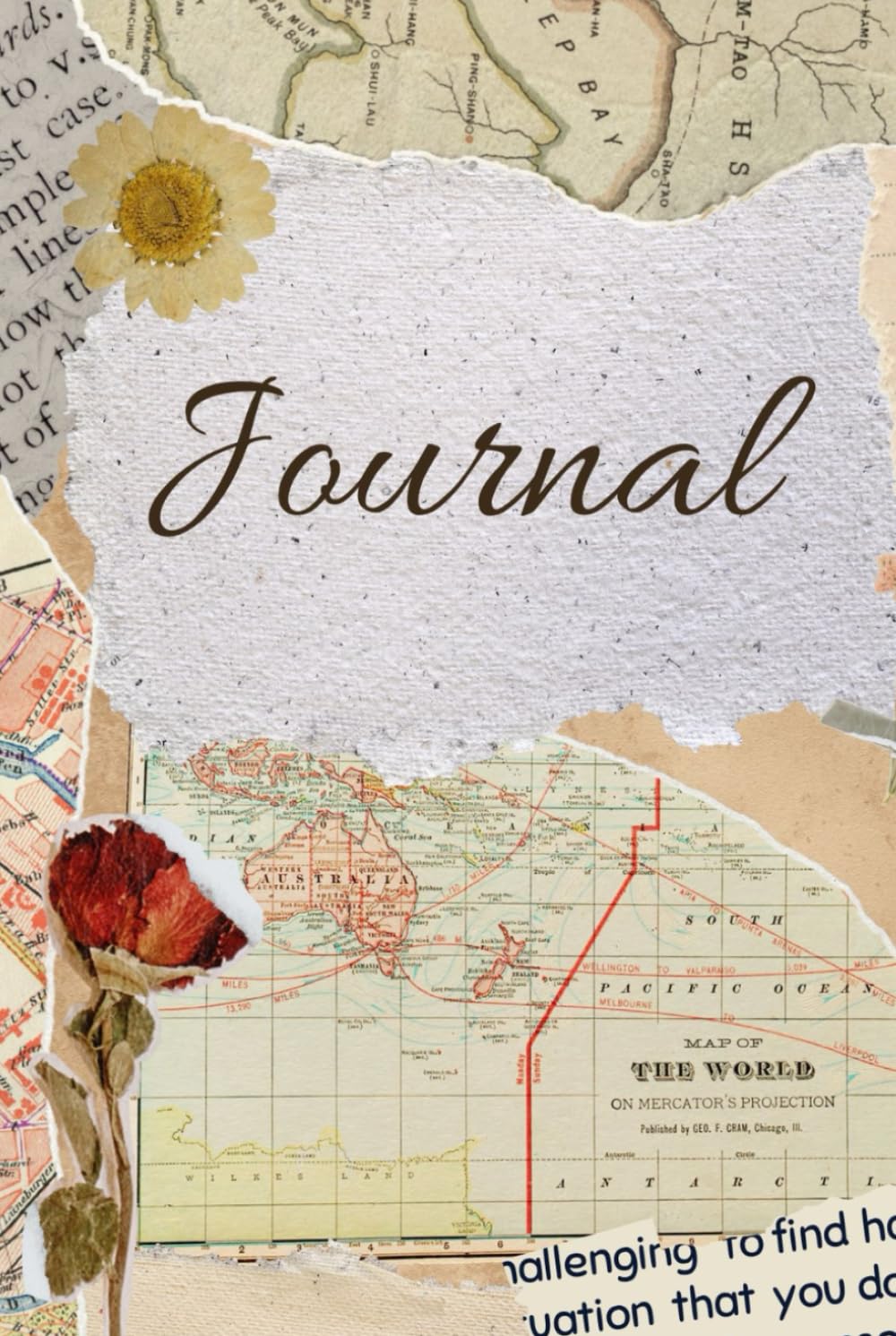 ler totalmente Vintage Journal: Write your daily stories and adventures as you transport to a world of timeless elegance