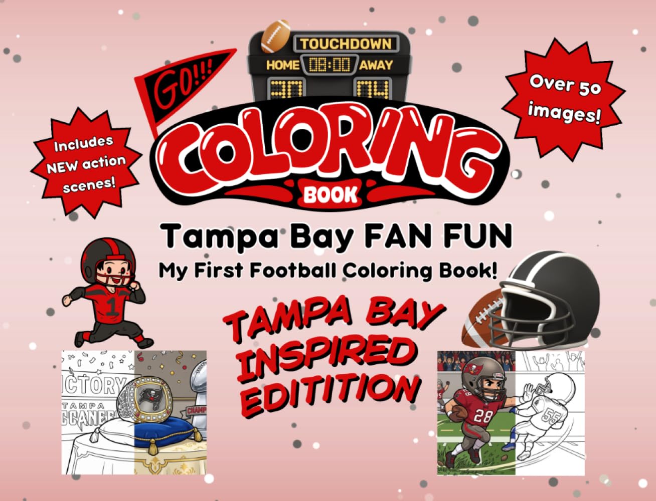 capítulo por capítulo baixar Tampa Bay Fan Fun: My First Football Coloring Book: A Cute Sports Activity Book for Kids Ages 4-8 (Tampa Bay Edition) (Gridiron City Fun)