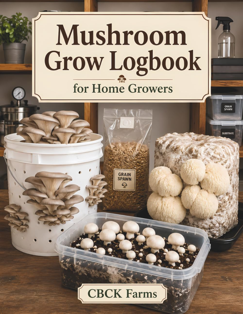 Mushroom Grow Logbook for Home Growers: Beginner Cultivation Journal for Hobbyists and Small Scale Farmers baixar livro de graça