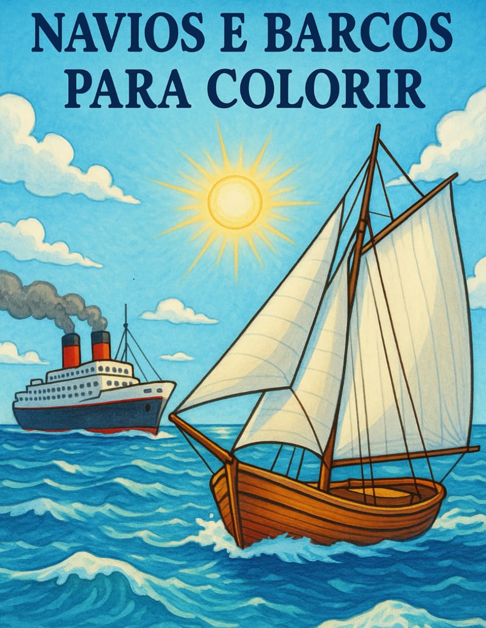 capítulo por capítulo baixar Navios e barcos para colorir (Portuguese Edition)
