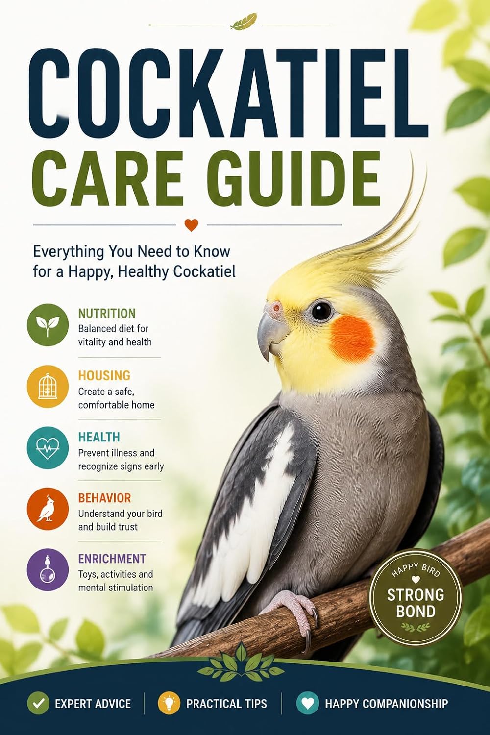 capítulo por capítulo baixar Cockatiel Care Guide: A Practical Beginner’s Handbook for Feeding, Housing, Training, Health, and Daily Cockatiel Care (Complete Bird Care Series) (English Edition)