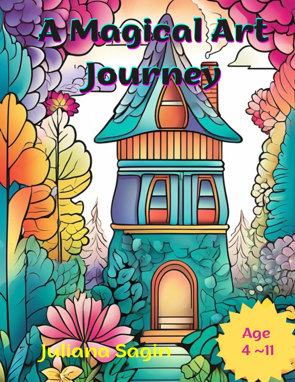 capítulo por capítulo baixar A Magical art journey: A coloring book of charming houses and forests"