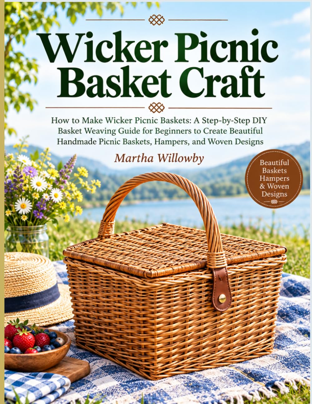 Wicker Picnic Basket Craft: How to Make Wicker Picnic Baskets: A Step-by-Step DIY Basket Weaving Guide for Beginners to Create Beautiful Handmade Picnic Baskets, Hampers, and Woven Designs baixar livro de graça