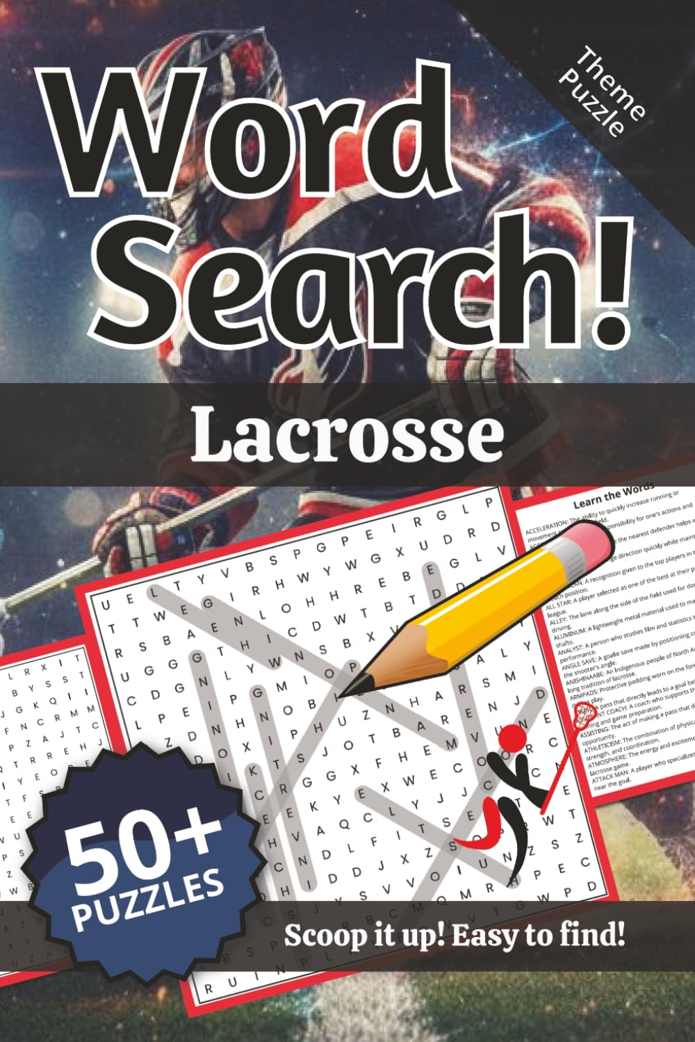 ler totalmente Lacrosse Word Search: Words and Definitions of Lacrosse: Word Puzzle Book | 110+ pages | 50+ puzzles | 6x9 | Scoop it up! East to Find! (Learning)