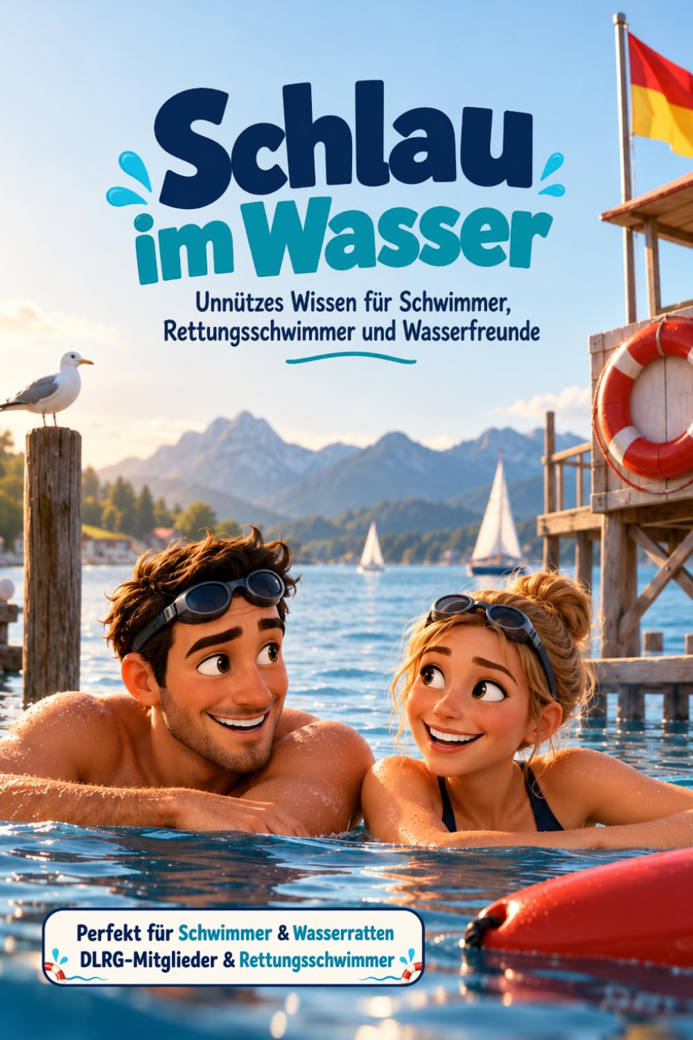 Schlau im Wasser – Unnützes Wissen für Schwimmer, Rettungsschwimmer und Wasserfreunde: Geschenk für Schwimmer und Wasserfans | Wissen über Schwimmen,... Tauchen und Meer (German Edition) baixar o livro de graça