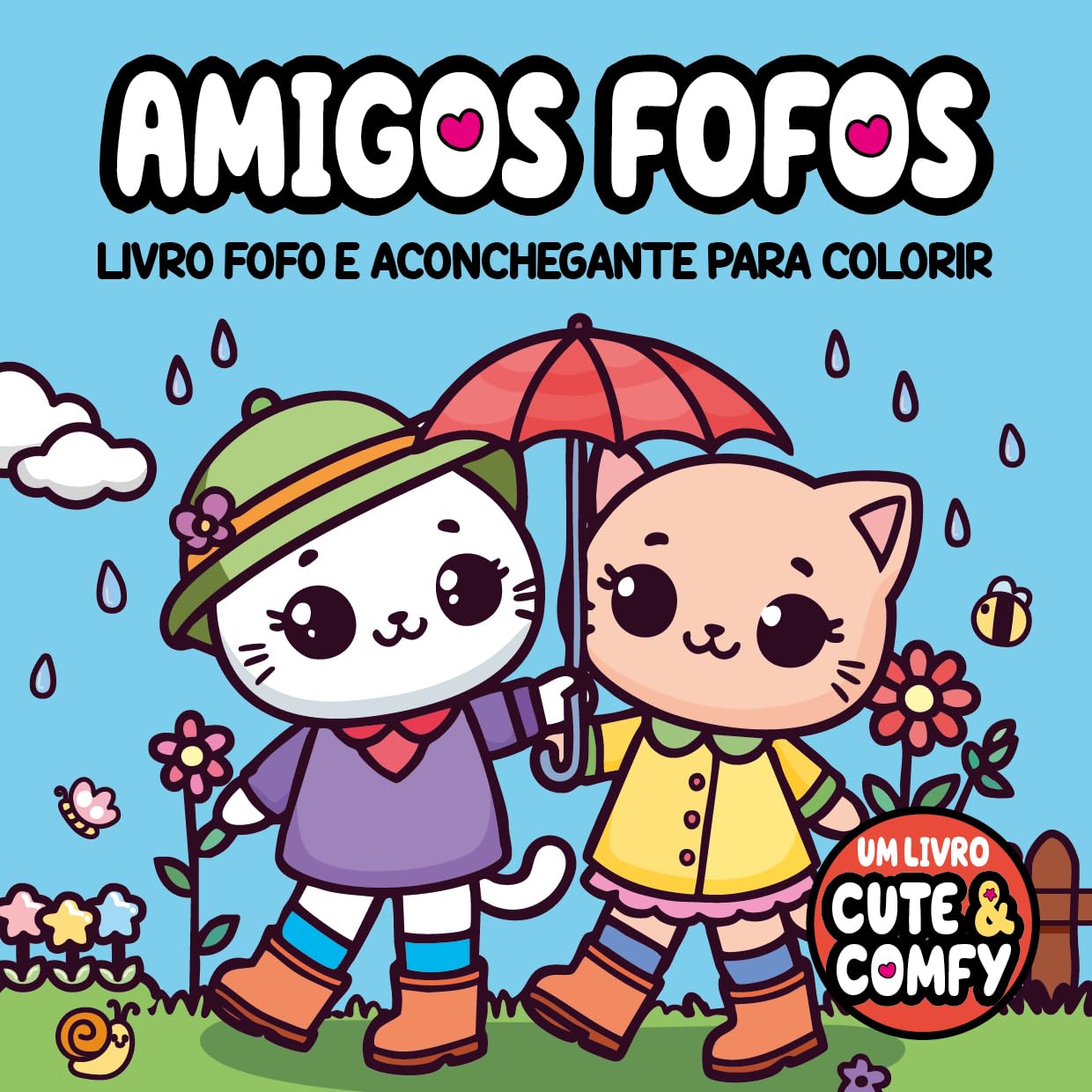 ler totalmente Cute & Comfy - Amigos Fofos - Livros de Colorir Adulto