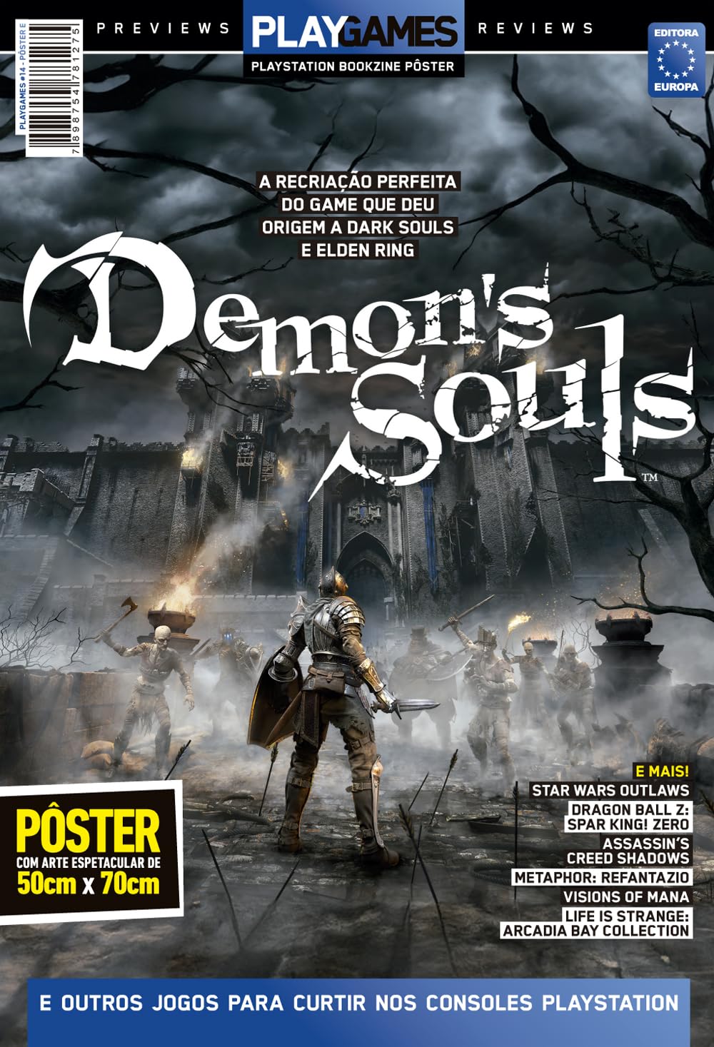 ler totalmente Demon's Souls - Superpôster PlayGames