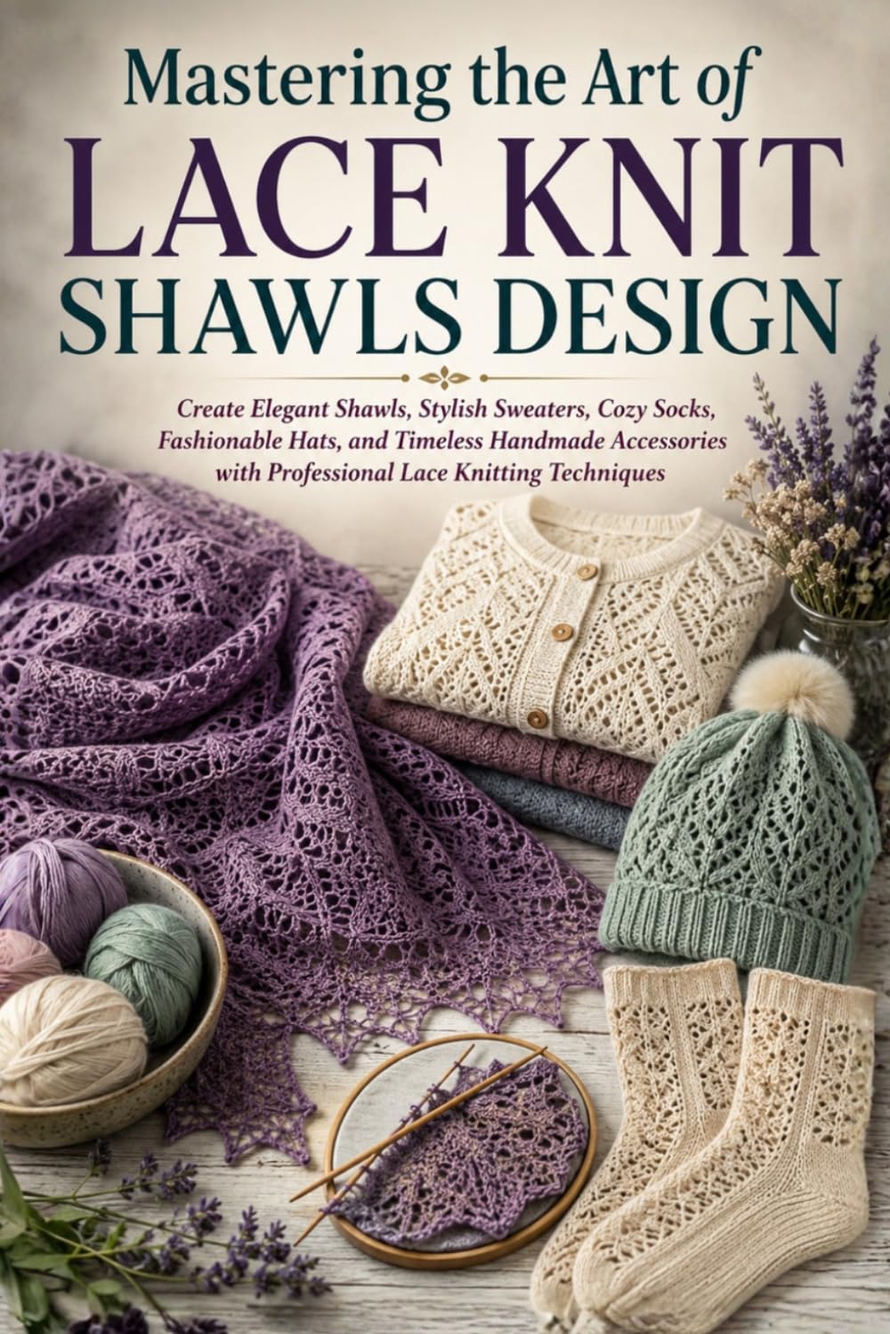 Mastering the Art of Lace Knit Shawls Design: Create Elegant Shawls, Stylish Sweaters, Cozy Socks, Fashionable Hats, and Timeless Handmade Accessories with Professional Lace Knitting Techniques baixar o livro de graça