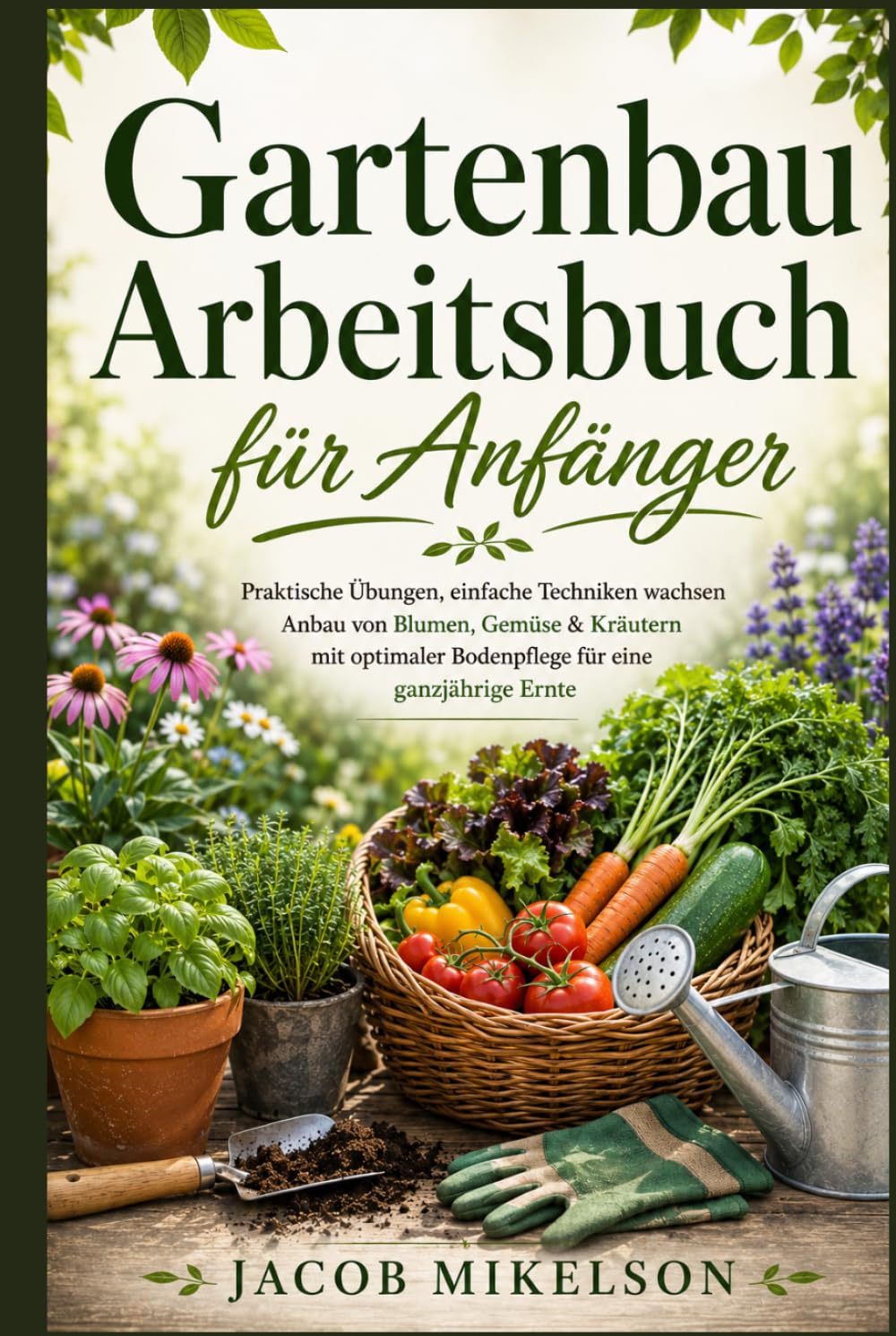 Gartenbau Arbeitsbuch für Anfänger: Praktische Übungen, einfache Techniken wachsen Anbau von Blumen, Gemüse & Kräutern mit optimaler Bodenpflege für eine ganzjährige Ernte (German Edition) baixar o livro de graça