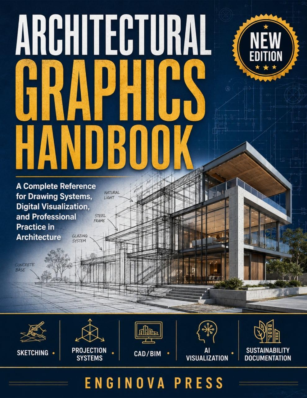 ler totalmente ARCHITECTURAL GRAPHICS HANDBOOK: A Complete Reference for Drawing Systems, Digital Visualization, and Professional Practice in Architecture (English Edition)