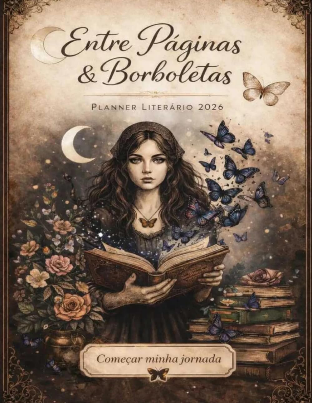 ENTRE PÁGINAS E BORBOLETAS: PLANNER LITERARIO 2026 (Portuguese Edition) baixar livro de graça