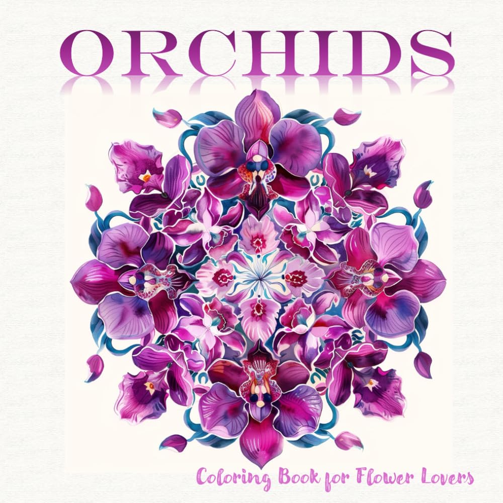 ler totalmente Orchids: An Enchanting Floral Coloring Book For Flower Lovers