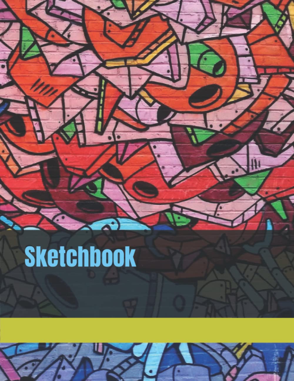 ler totalmente Sketchbook: 8.5x11 Graffiti Spray Paint Gifts Christmas Xmas Hanukkah Birthday Man Woman Boy Girl Teen Teacher