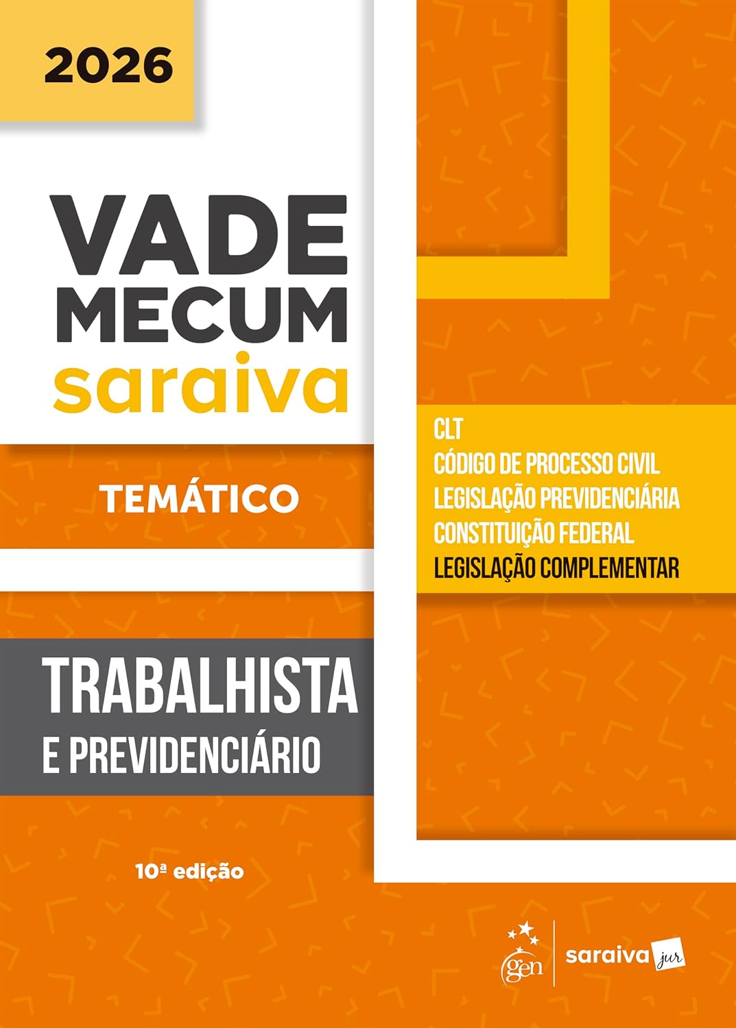 capítulo por capítulo baixar Vade Mecum Trabalhista e Previdenciário - Temático - 10ª Edição 2026