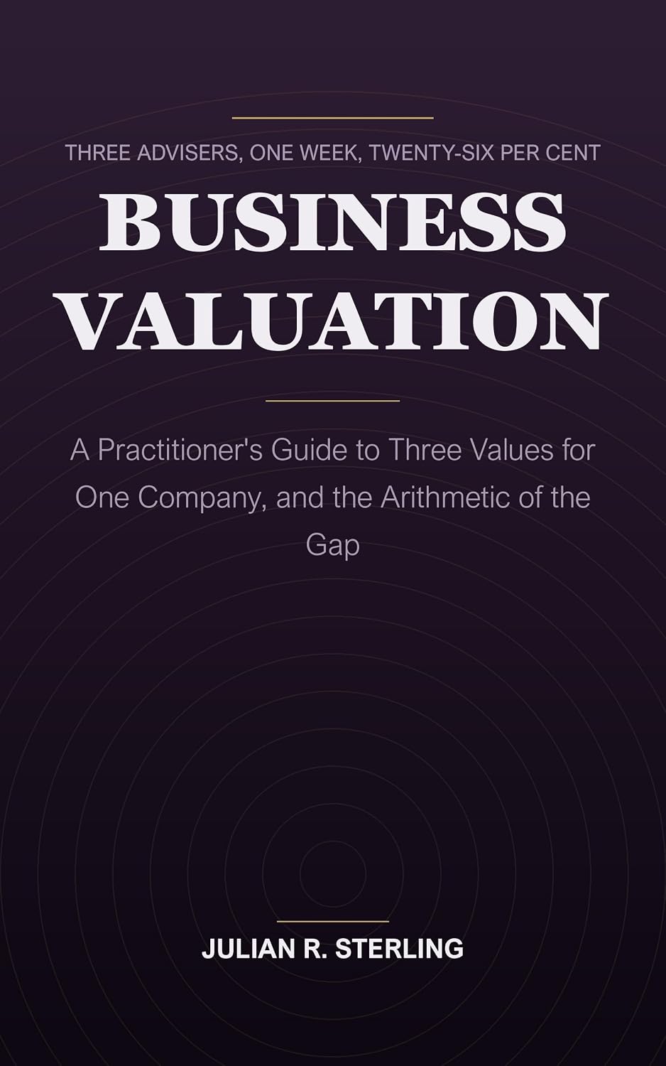 ler totalmente Business Valuation: A Practitioner's Guide to Three Values for One Company, and the Arithmetic of the Gap (The Institutional Finance Handbooks) (English Edition)