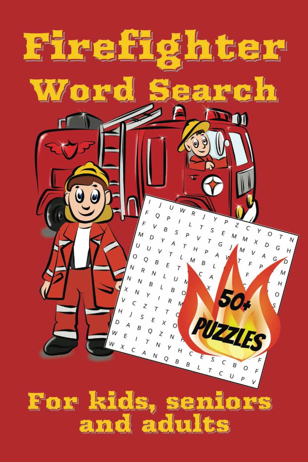 ler totalmente Firefighter Word Search Puzzle Book: Word Search with Easy to Read Print about Firefighters, Fire Trucks, Fire Fighting and More. 6x9 inches, 110... Gift for Vacations, Holidays and Free Times.