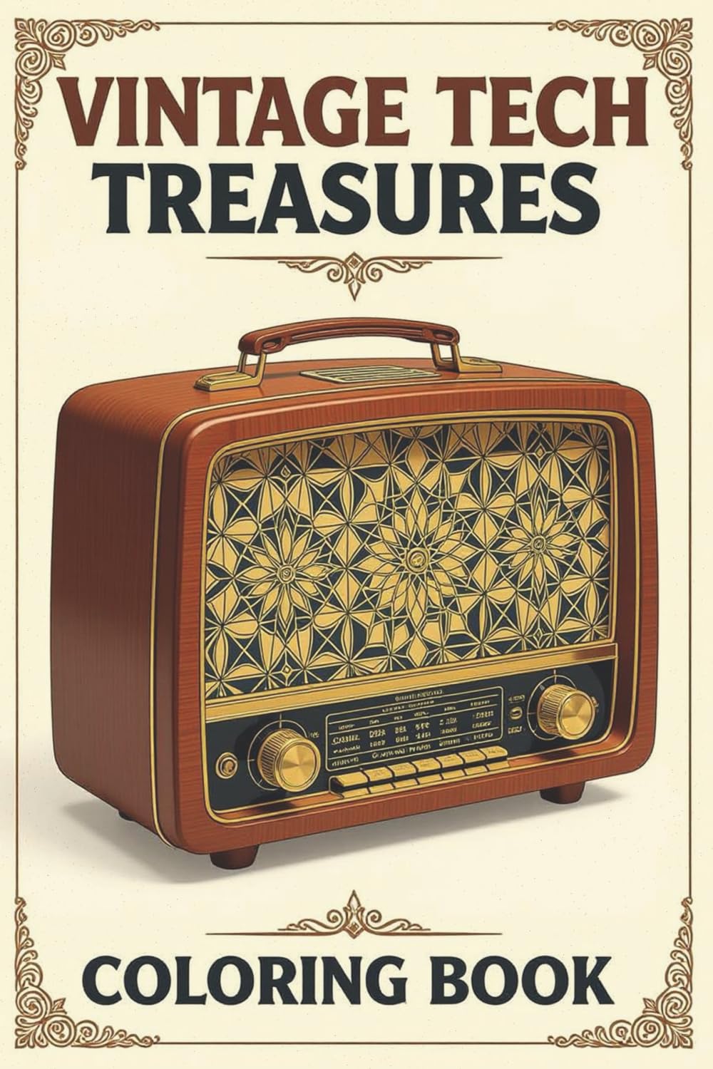 ler totalmente Vintage Tech Treasures: A Nostalgic Coloring Book of Gadgets