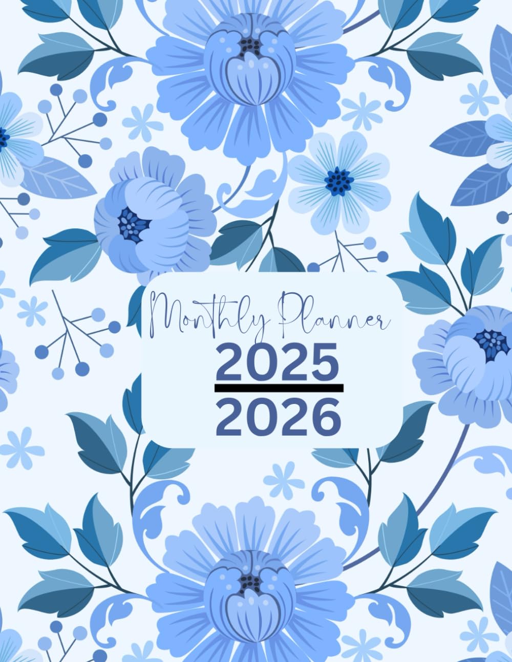 capítulo por capítulo baixar 2025-2026 Monthly Planner 8.5 X 11: Two year Schedule Organizer from January 2025 to December 2026 | 24 Months Calendar & Planning | Floral Cover (126 Pages)