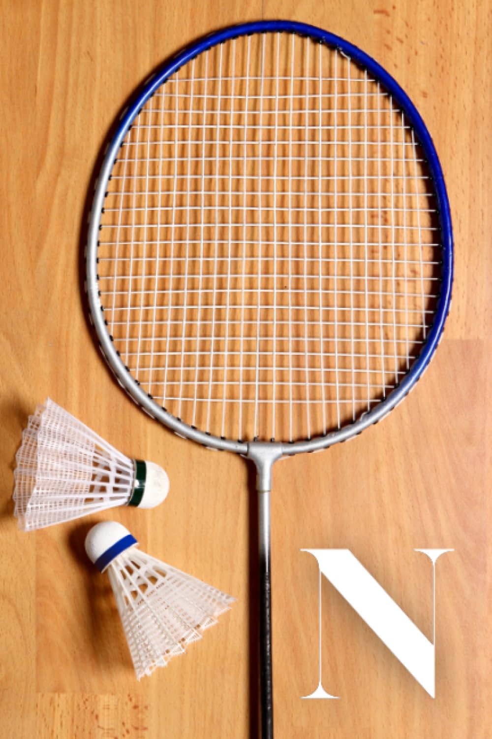 capítulo por capítulo baixar N: Badminton Game Sport Themed Initial Monogram Letter "N" Personalized Name Lined Notebook / Journal / Diary for Writing Notes