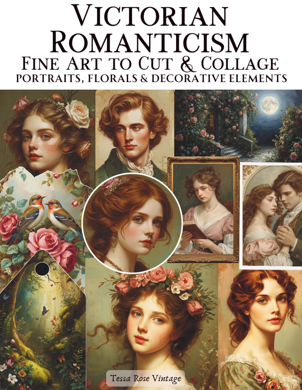 Victorian Romanticism Fine Art To Cut & Collage Portraits, Florals & Decorative Elements: A Curated Collection of High-Resolution Classical Artwork... for Journaling, Scrapbooking, Mixed Media Art baixar livro de graça