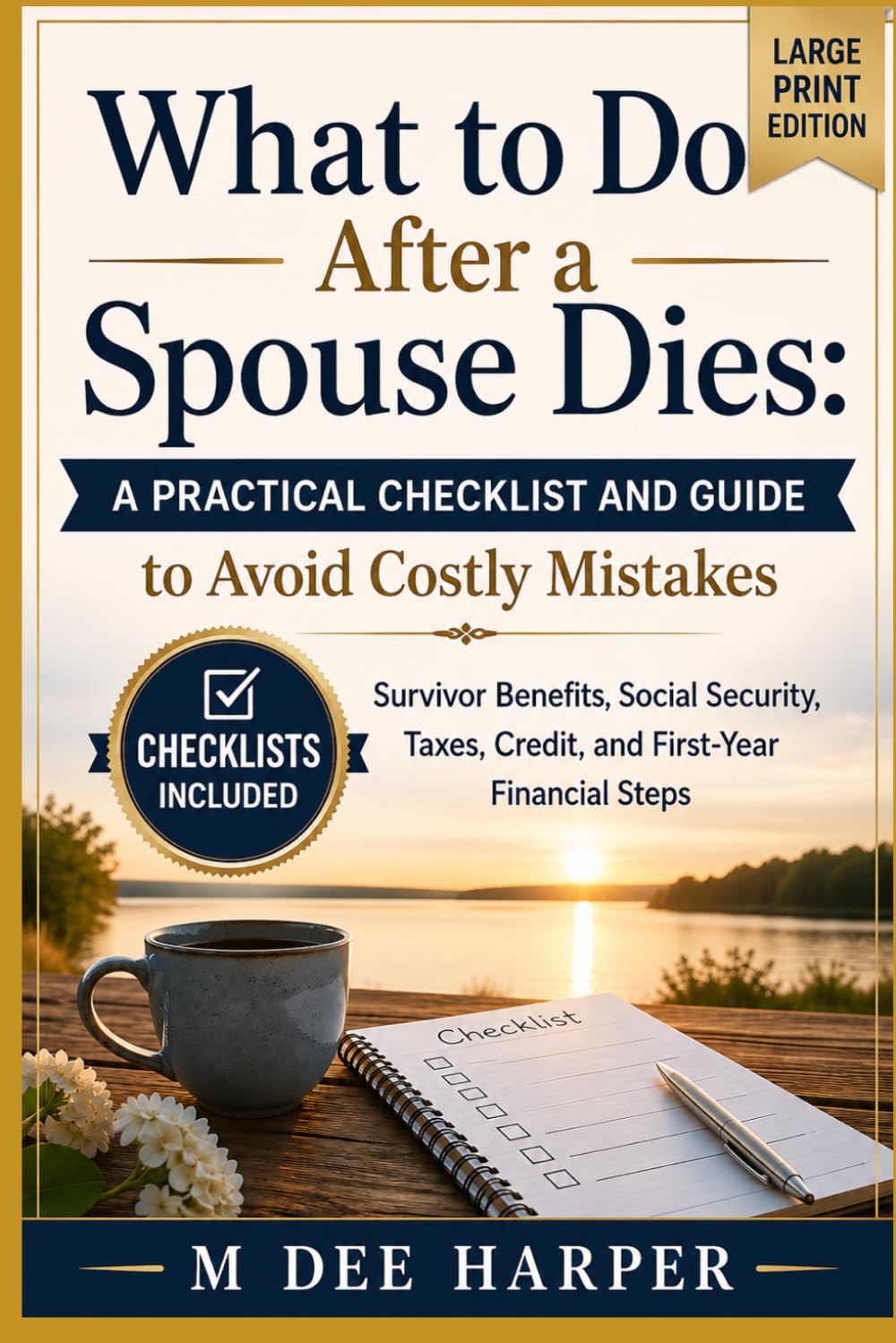 What to Do After a Spouse Dies: A Practical Checklist and Guide to Avoid Costly Mistakes: Including Survivor Benefits, Social Security Timing, Tax... and Financial Steps for the First Year baixar livro de graça