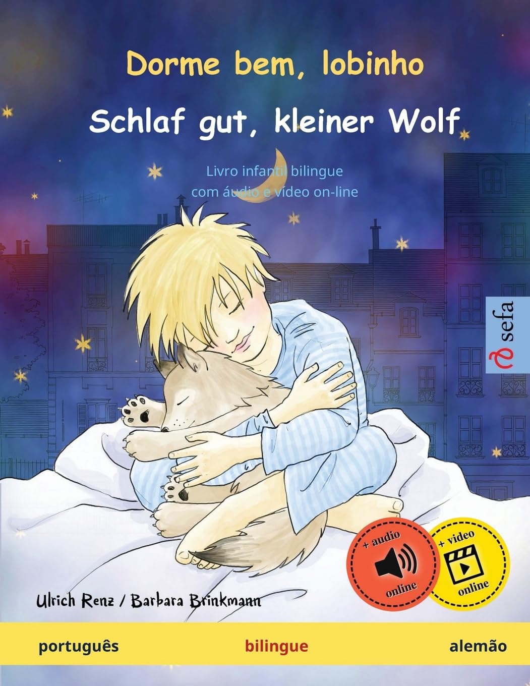 capítulo por capítulo baixar Dorme bem, lobinho - Schlaf gut, kleiner Wolf (português - alemão): Livro infantil bilingue, com áudio e vídeo on-line