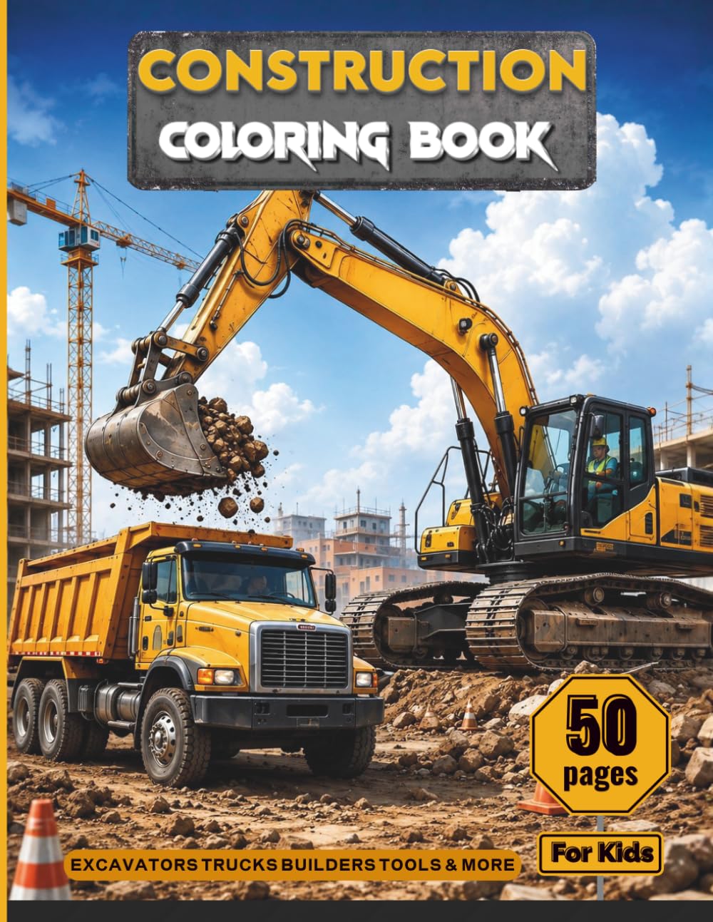 capítulo por capítulo baixar Engineering & Construction Coloring Book for Kids: Engineers, Construction Sites, Heavy Equipment, Building Projects & Machines for Boys and Girls Ages 4–8