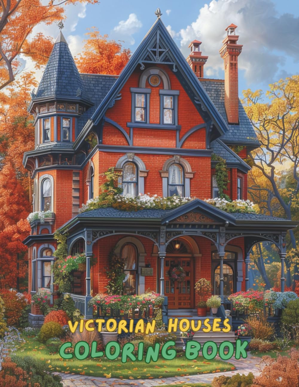 ler totalmente Victorian Houses Coloring Book for Adults: A Relaxing Vintage Architecture Coloring Book Featuring Victorian Mansions, Old Houses, Classic Homes, and Historical Buildings