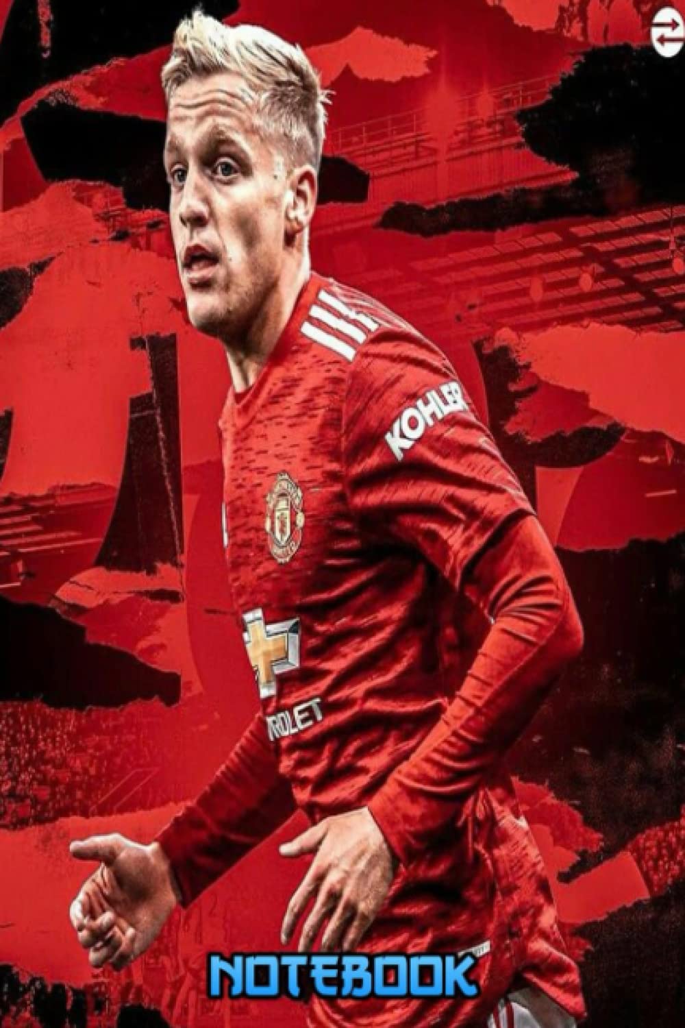 Notebook: Donny van de Beek Notebook College Ruled, Writing Journal, Lined Paper, Thankgiving Notebook, Home School 6x9 100 Sheets #39 baixar o livro de graça