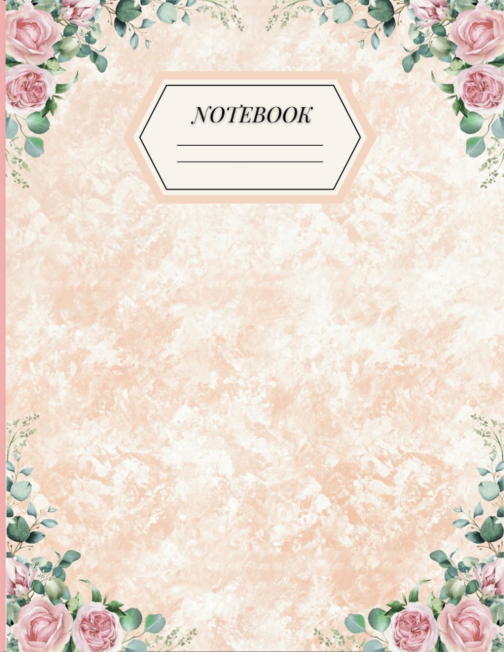 capítulo por capítulo baixar Quaderno di Scrittura Notebook - 110 pagine a righe con margini - Copertina Opaca - Tema floreale (Italian Edition)