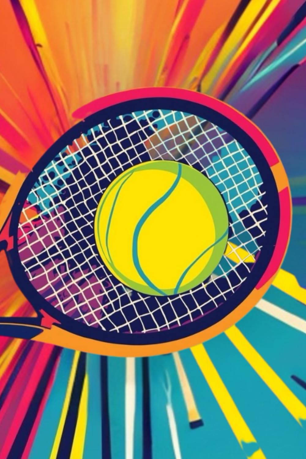 Tennis Notebook: a stylish journal for match notes, training plans or daily reflections. Ideal for tennis lovers of all ages who want to serve up their thoughts in style. baixar livro de graça