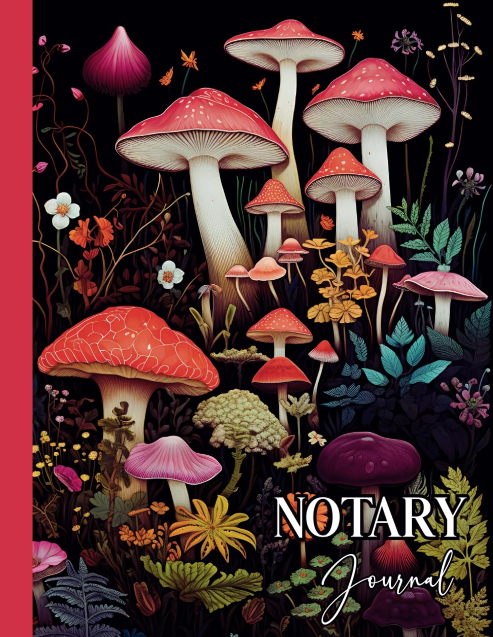 capítulo por capítulo baixar Notary Journal Log book - 200 Entry Ledger Records - for Signing Agents: Mushroom Cottagecore - Official Notarial acts